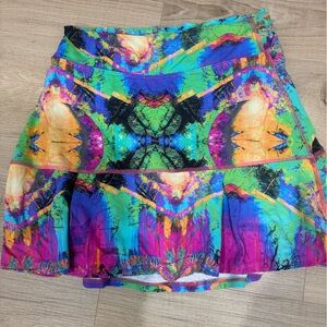 Vibrant DONNA JO Multicolor Women's Skort